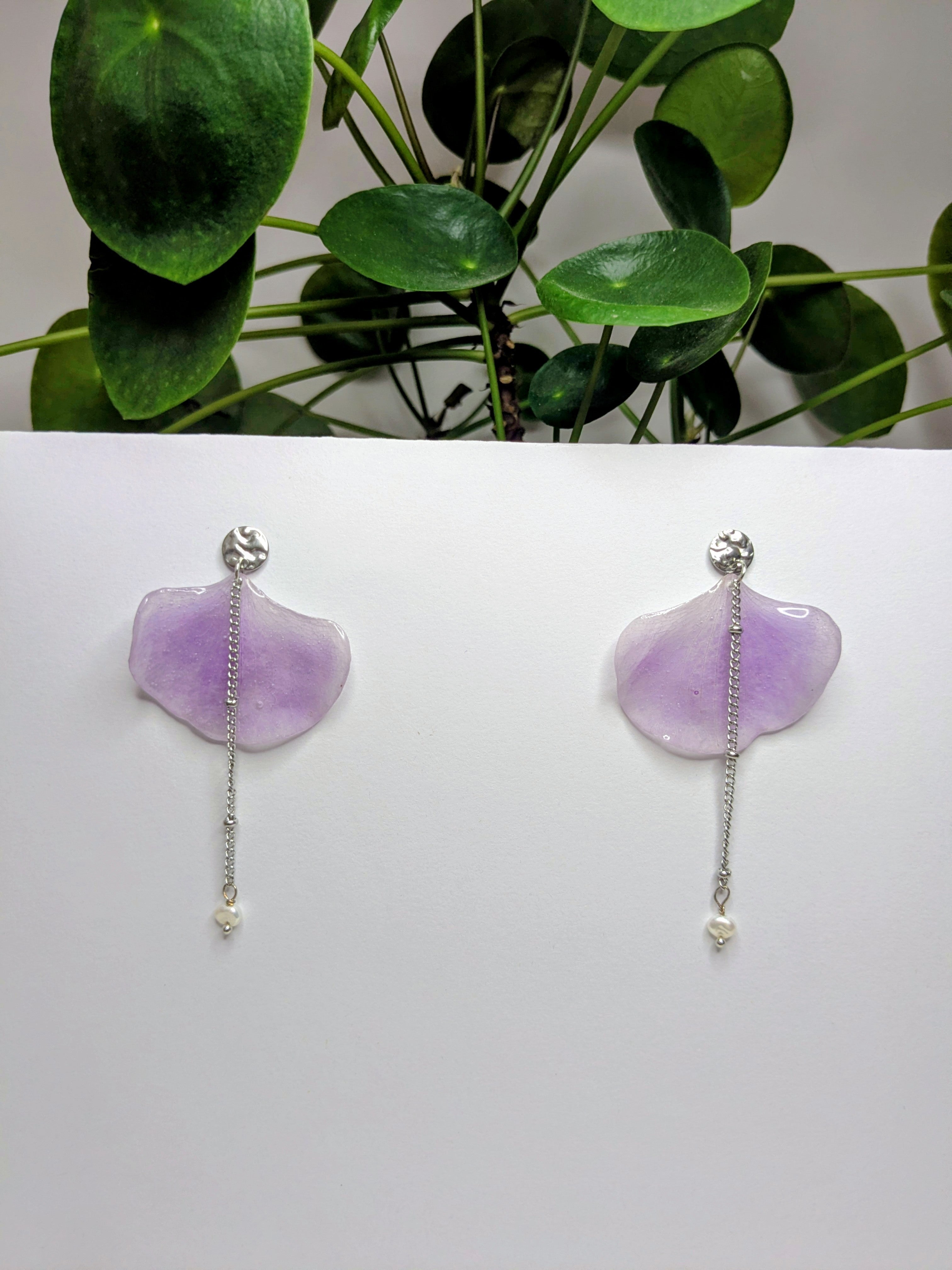 Boucles d'oreilles Orchidées