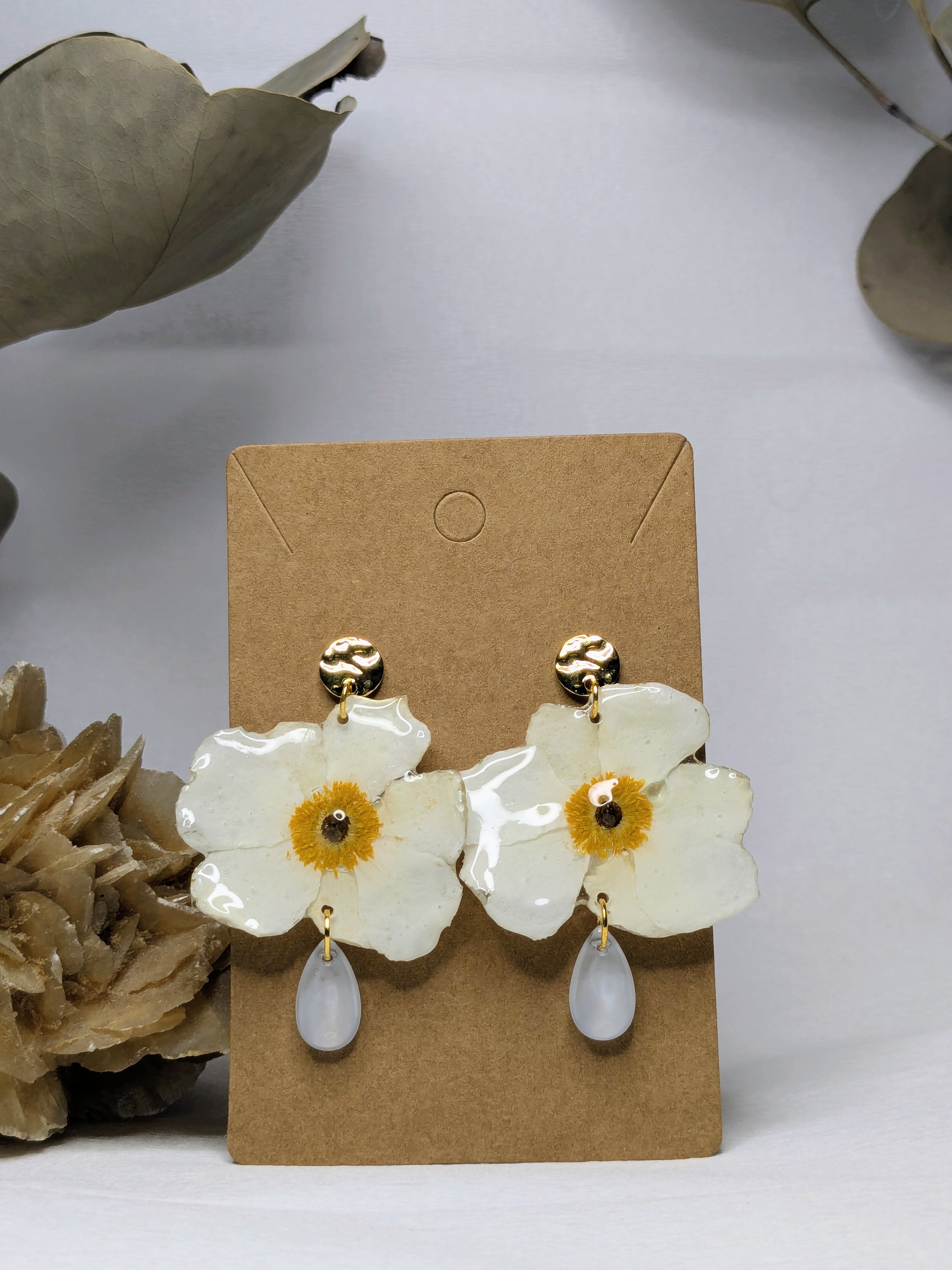 Boucles d'oreilles Selene Anémones