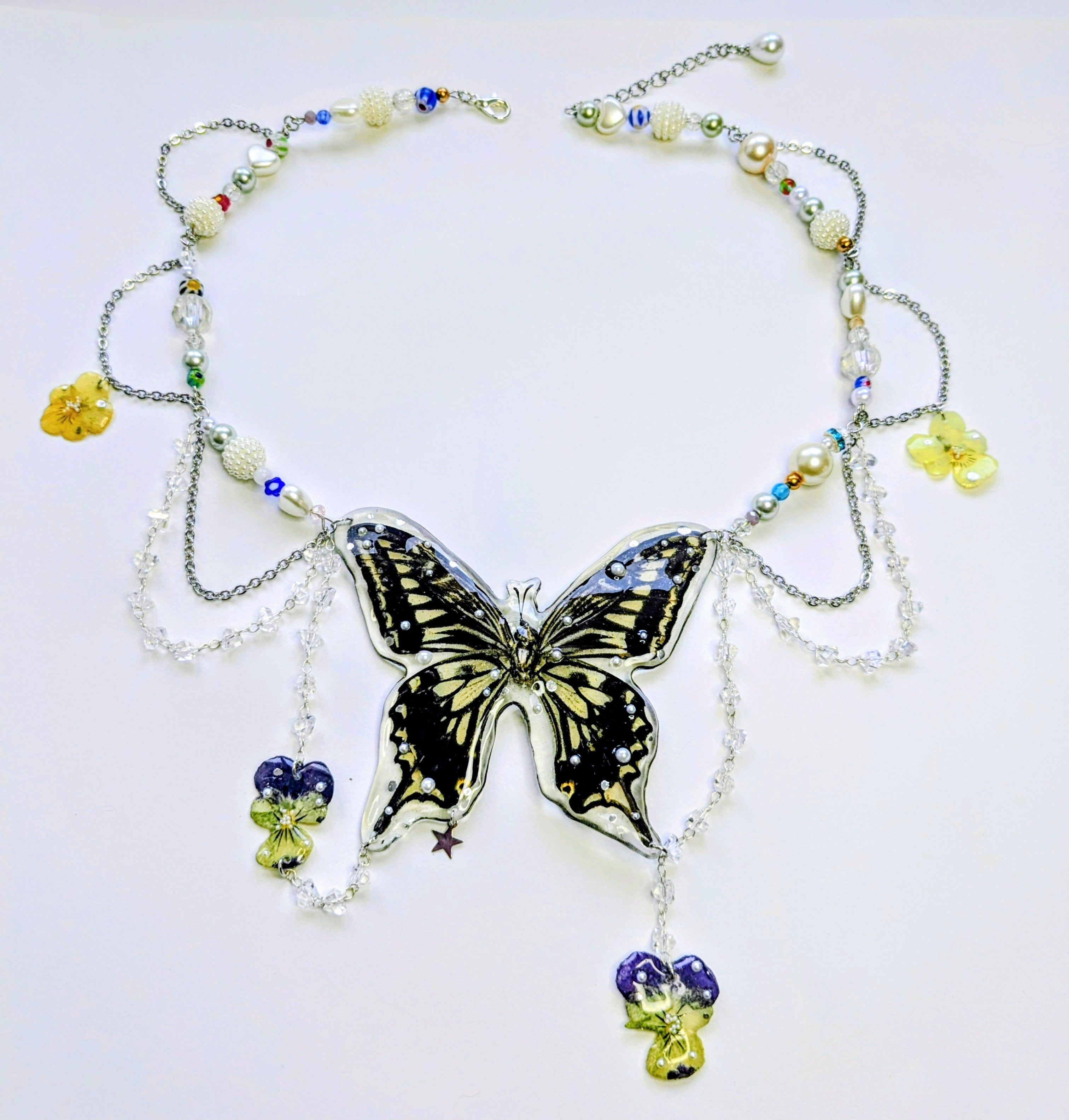 Collier Papillon Machaon