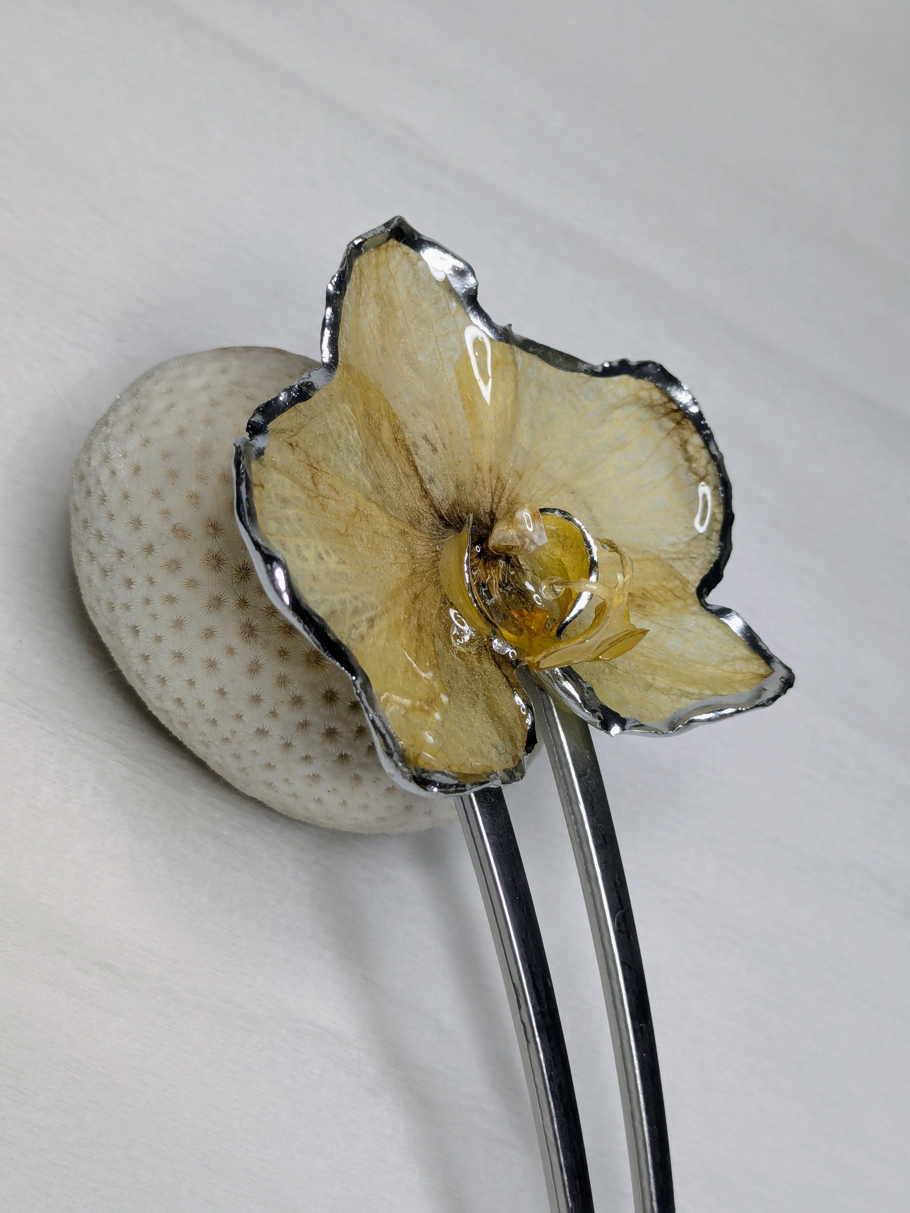 Pique à cheveux Orchidée