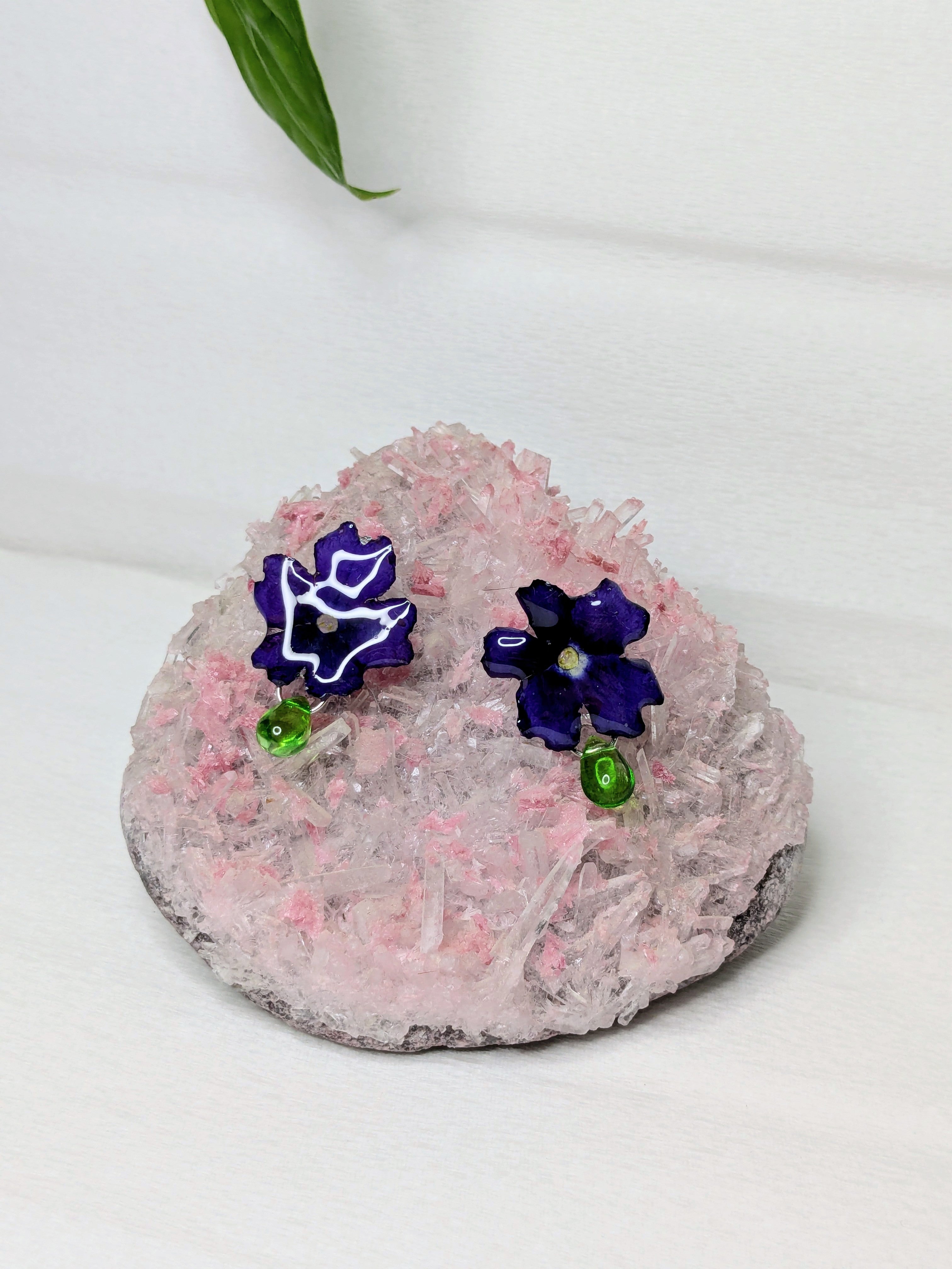 Boucles d'oreilles Verveines