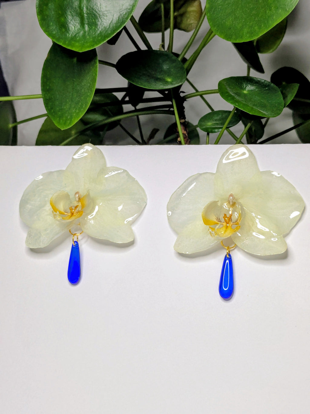 Boucles d'oreilles Orchidées