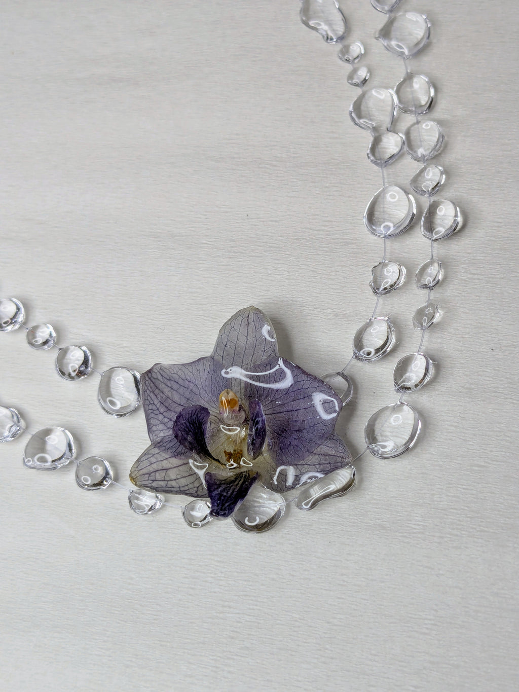 Collier Mini Orchidées