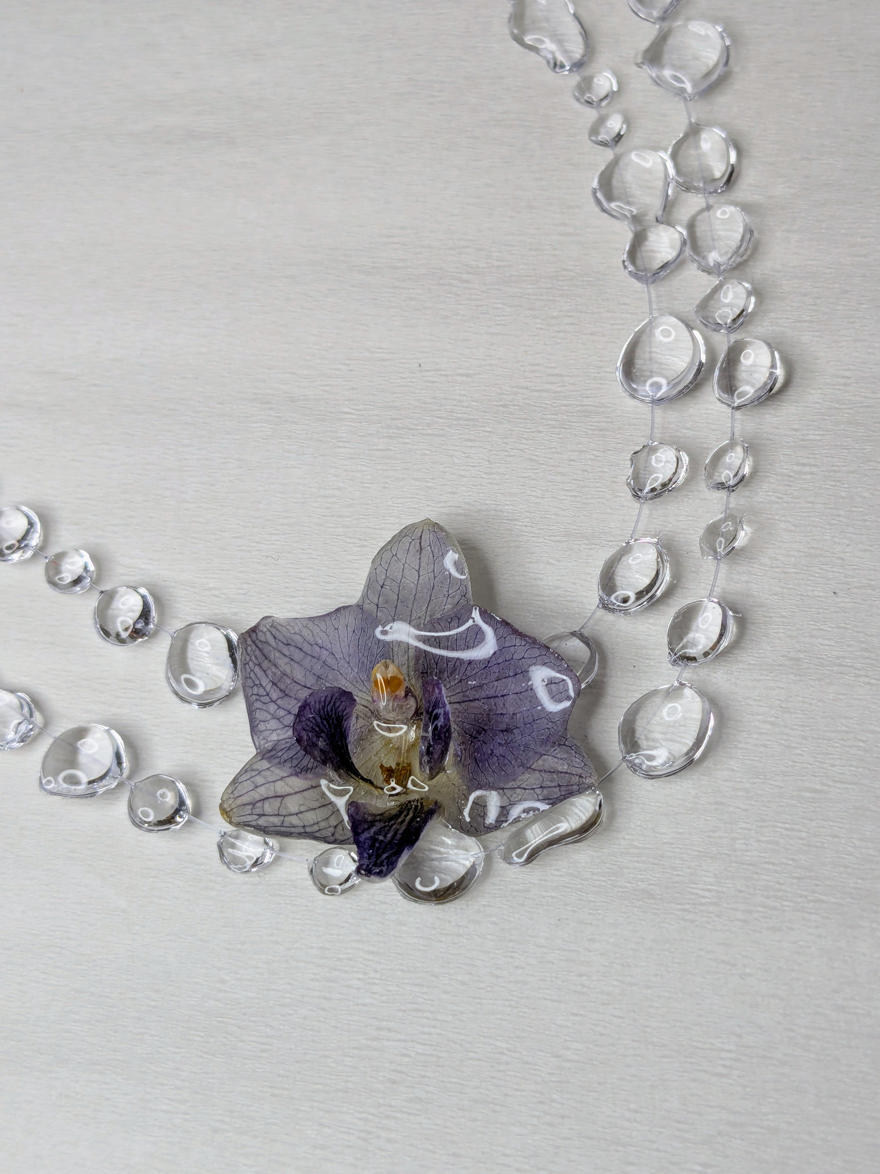 Collier Mini Orchidées