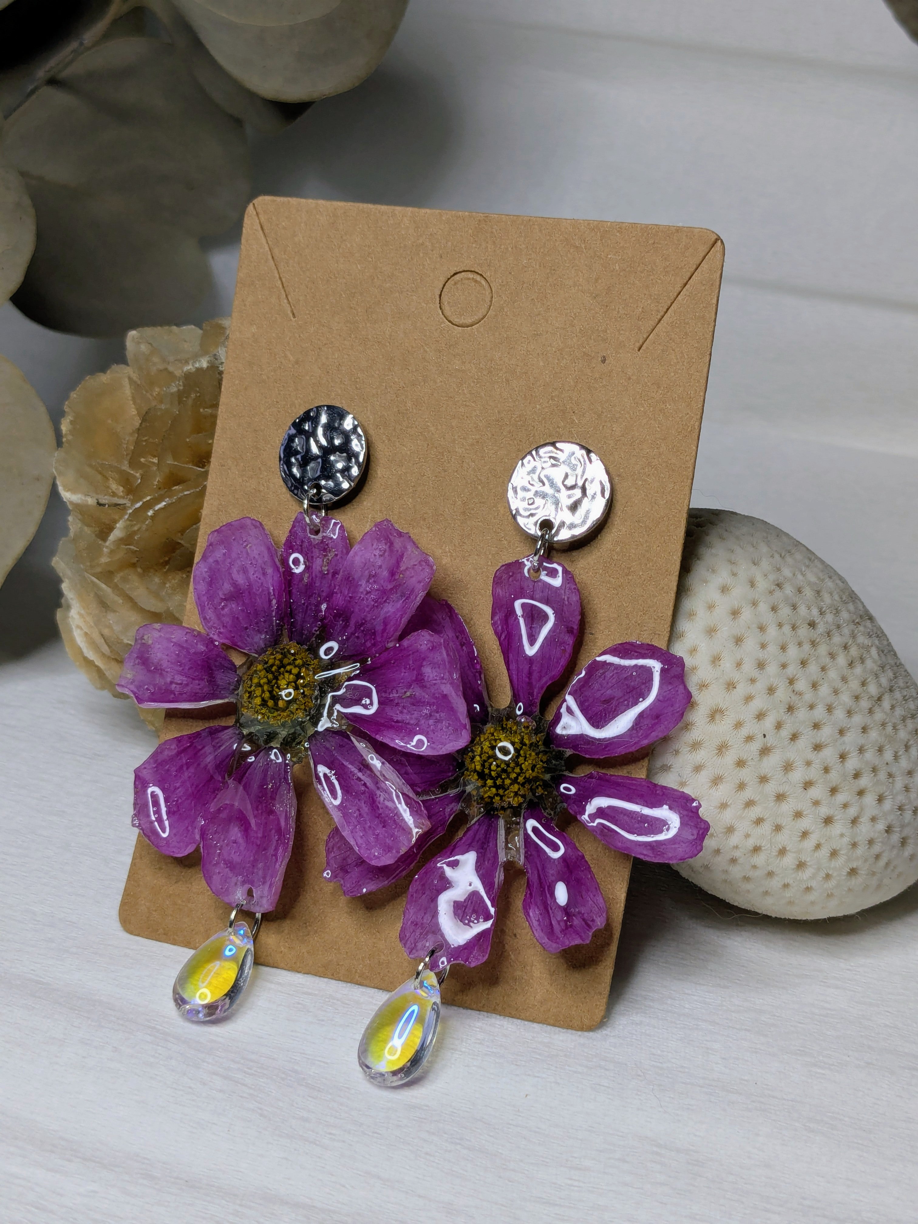 Boucles d'oreilles Zéphira Cosmos