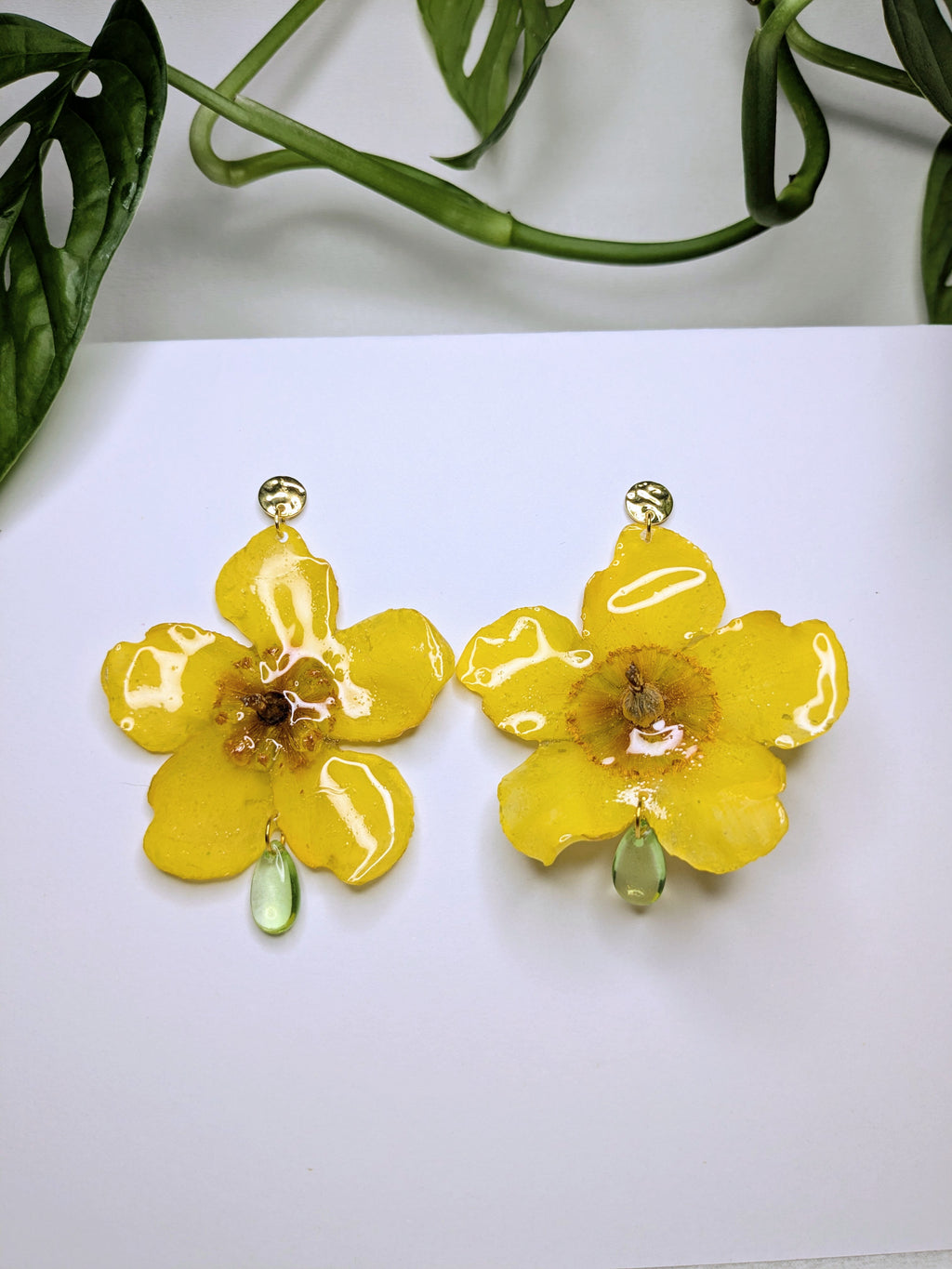 Boucles d'oreilles Selene Millepertuis géantes