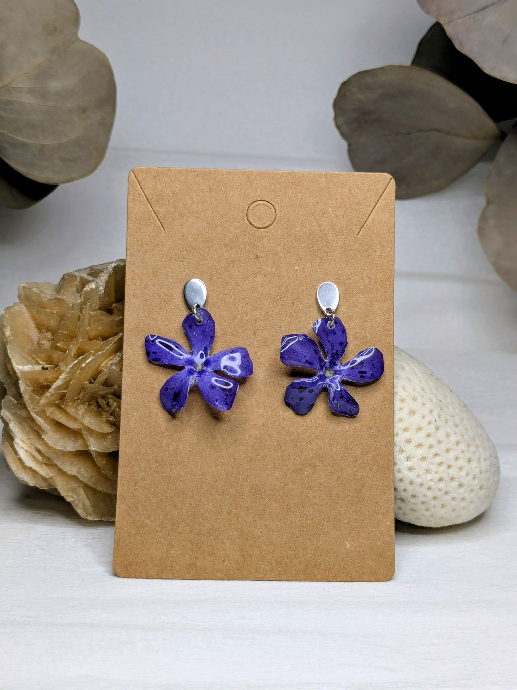 Boucles d'oreilles Pervenches