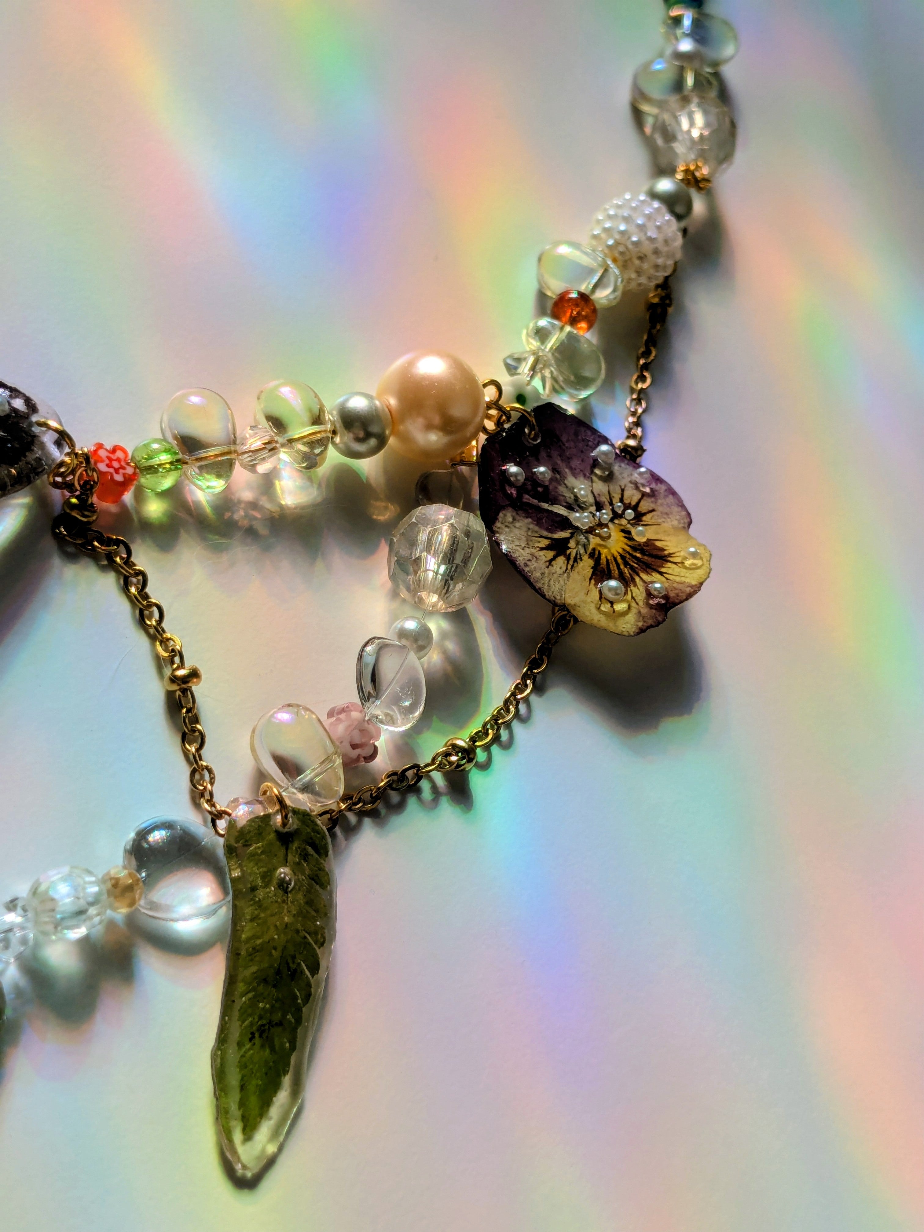 Collier Papillon Monarque
